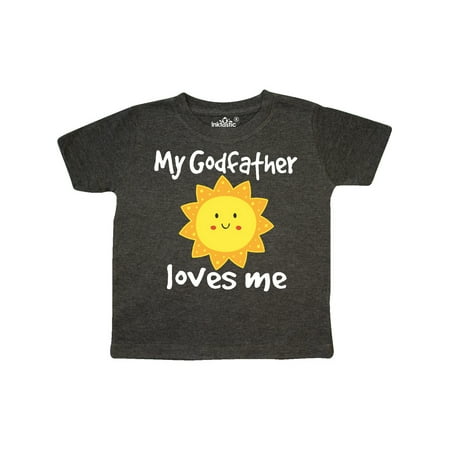 

Inktastic My Godfather Loves Me Gift Toddler Boy or Toddler Girl T-Shirt