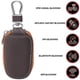 thumbnail image 4 of Estuche para llaves de coche, bolso de cuero para llavero de coche, mando a distancia para llavero de coche, bolsa con cremallera, 4 of 5