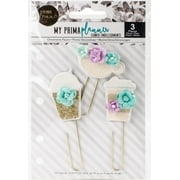 My Prima Planner Decorative Paper Clips 3/Pkg-Coffee & Tea Lover