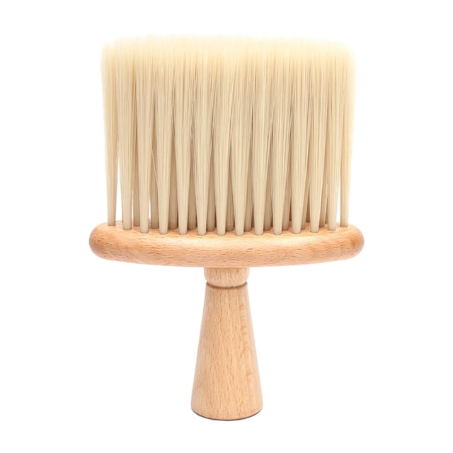 Cepillo suave para el cuello y , cepillo para barba, afeitado, salón blanco Zulema Cepillo para el cuello y la cara