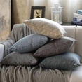 thumbnail image 3 of Set Of 2 Cotton And Linen Cushion Cover Sofa Home Decor Decorative Pillow Cases, 3 of 4