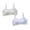 White 1PCS & Beige 1PCS, variant on CAIXIA 2 Pack Soft Teen Bras for Girls Lightly Padded Cotton Girl Training Bras, Breathable, Wireless Comfort