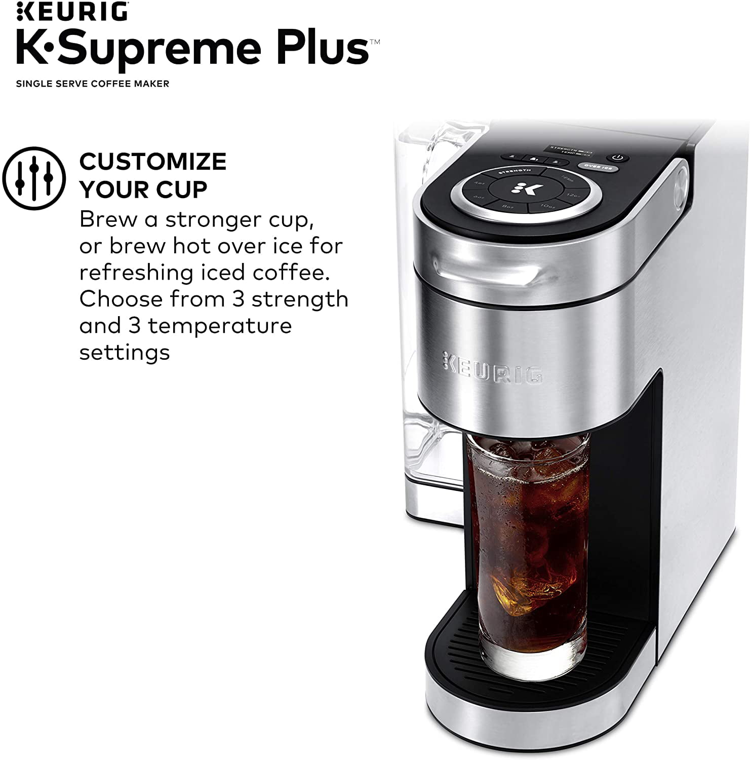 ✓Keurig K-Supreme Plus Single Serve Coffee Maker Machine Bundle My K-Cup  Filter✓
