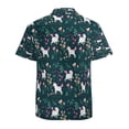 thumbnail image 3 of High Quality Hawaiian Shirts for Men Short Sleeve Aloha Beach Shirt Floral Summer Casual Button Down Shirts Blouses SHYALX, 3 of 7