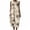 Z1#Beige1457, variant on Puliio Summer Dresses for Women Sleeveless Round Neck Floral Print Loose Casual Midi Dress with Pockets