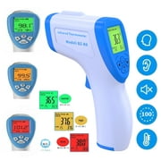 AV-BZ-R6 Infrared Thermometer Non-contact Forehead Temperature Measurement Device Accurate Body Themometer 1 Second Instand Test 3 Color LCD Backlight With Fever Alarm  C/  F Switchable