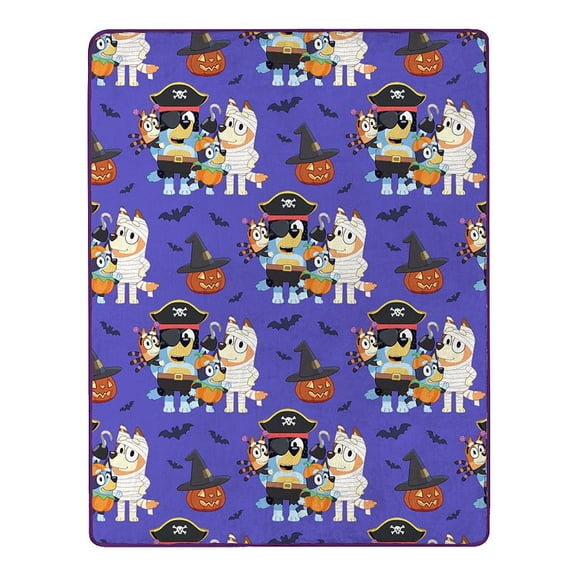 Bluey Fun Tricks Halloween Throws, 46" x 60"