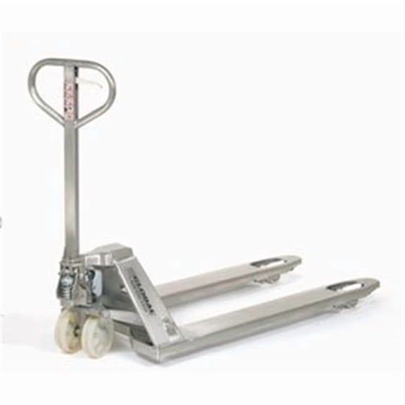 27 x 48 in. Best Value Stainless Steel Pallet Jack Truck