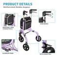 thumbnail image 4 of Rollator Walker Planetwalk Premium de 3 ruedas para personas mayores, 4 of 7