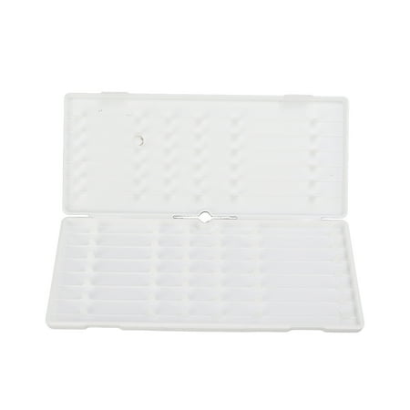 ABS Fishing Line Storage Box Tackle Box Organizer with Scale Fishing Gears for Freshwater SaltwaterSmall Size White Cccanaooolceie