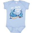 thumbnail image 3 of Inktastic My Papa Loves Me- whale shark Boys or Girls Baby Bodysuit, 3 of 5