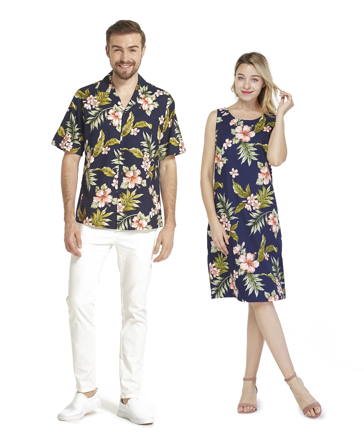 couple floral outfit