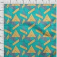 thumbnail image 3 of oneOone Tissu Voile de Coton Bio Rectangle & Triangle Imprimé Géométrique 1 Yard 42 Pouces de Large, 3 of 4