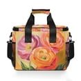 thumbnail image 7 of FORMRS Insulated Cooler Bag 24 Cans Capacity Soft Leakproof Lunch Box with Side Pockets, Pink Abstract Floral, 7 of 7