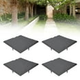 thumbnail image 1 of Pierres de Marche d'Extérieur, Pierres de Marche de Jardin, Pierre Carrée de Rivière d'Extérieur, Roches Décoratives de Rivière Nature pour l'Aménagement Paysager, Allée Extérieure Patio Cour Sentier de Jardin Lot de 4 Pcs, 1 of 7