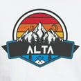 thumbnail image 3 of CafePress - Alta Alta Utah T Shirt - Men's White Classic Cotton T-Shirts, 3 of 4