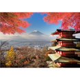 thumbnail image 2 of wall26 - Mt. Fuji with Fall Colors in Japan for Adv or Others Purpose Use - Removable Wall Mural | Self-adhesive Large Wallpaper - 100x144 inches, 2 of 5