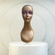 thumbnail image 5 of Cabeza de maniquí de fibra sintética Zulema modelo de Cabeza de exhibición de sombrero Costura recta negra, 5 of 8