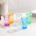 thumbnail image 4 of Uxcell Verres à Shot 1.2oz Verres à Shot en Polystyrène Ombre Multicolore Verres à Shot en Vrac pour Cocktail Verres à Shot Ronds Spiritueux Liqueurs, Orange, 4 of 7