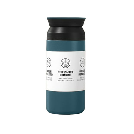 

Fufafayo Today Deals Coffee Thermal Mug Multi-color Optional Spray Plastic 304 Stainless Steel Mug Portable Car Carrying Coffee Mug Student Walking Mug
