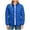 Blue Winter Coats for Women, variant on Womens Puffer Jackets Full Zipper Stand Collar Long Sleeve Puffy Bomber Jackets with Pockets