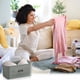 thumbnail image 5 of Plastic Storage Basket Laundry Hamper Organizer Compact Collapsible Design for Clothes Towels Small Items Bedroom Bathroom Dorm Uso, Ukhbmc, 5 of 6