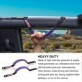 thumbnail image 4 of AUFER 2x Purple Roll Bar Grab Handles With America Flag Logo Compatible with for Ford Bronco 2021-2022, 4 of 7