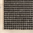 thumbnail image 4 of Rugs USA Melrose Checked Wool Area Rug, 2' 6" x 8', Runner, Melrose Charcoal, 4 of 8