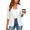 White, variant on Blazers for Women Elegant Business Casual, Open Front 3/4 Sleeve Suit Jacket Cropped Blazers Office Work Cardigan Jacket Daily Travel Outfits