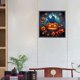 thumbnail image 2 of 5D Bricolaje Taladro Diamante Pintura Extraña Calabaza Vidriera Del, 2 of 9