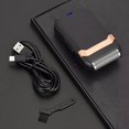 thumbnail image 2 of Tondeuse à Barbe Électrique pour Hommes, Tondeuse Portable Sans Fil Rechargeable, Rasage Humide et Sec avec Charge USB, 1 x Tondeuse à Barbe Électrique 1 x Câble de Charge 1 x Brosse, 2 of 8