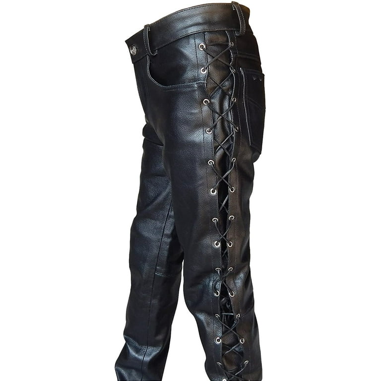 Entyinea Men's Cargo Trousers Straight Leg Jogger Heavy Weight Cargo Pocket  Sweat Pants Khaki L