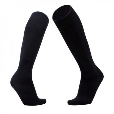 

Lemetow Knee-High Athletic Socks Solid Soccer Socks for Women and Men