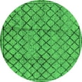 thumbnail image 1 of Ahgly Company Indoor Round Solid Green Modern Area Rugs, 7' Round, 1 of 4