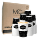 thumbnail image 5 of Vaso de Cartón Negro 08 oz con Tapa | 100 Piezas | Para Café y Bebidas Calientes, 5 of 6