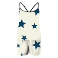 thumbnail image 4 of Bibifish Womens Pajama Summer Pj Tank And Pajama Pants Sets Cute Star Printed Relaxed Fit Soft Summer Ladies Sleeveless Sleepwear Sets, 4 of 4