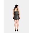 thumbnail image 3 of Madden NYC Juniors Washed Faux Leather Cropped Sleeveless Top, Sizes XXS-XXL, 3 of 5