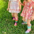 thumbnail image 7 of EUXTERPA Toddler Kids Light Up Rain Boots Girls Glitter Waterproof Boots Toddler Size 10, 7 of 7