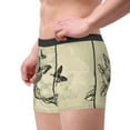 thumbnail image 4 of Disketp Vintage Floral Men'S Boxer Briefs,Soft And Breathable Cotton Underwear With Comfortflex Waistband, 4 of 8