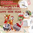 thumbnail image 2 of Banner navideño para puerta de garaje Ganeen LED 2025, 2 x 5 m, vintage, 2 of 6
