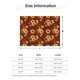 thumbnail image 5 of Balery Red Plaid Sunflower Manta de Franela con Dibujo, Lujo Ultra Suave y Cálido, Antipelusa y Resistente a las Arrugas para Cama, Sofá, Camping -50"x40", 5 of 6