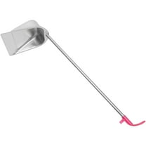 MUSEYA House Cleaning Dustpan with Long Handle Stainless Steel 1Pack