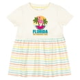 thumbnail image 3 of Inktastic Florida the Sunshine State Girls Baby Dress, 3 of 5