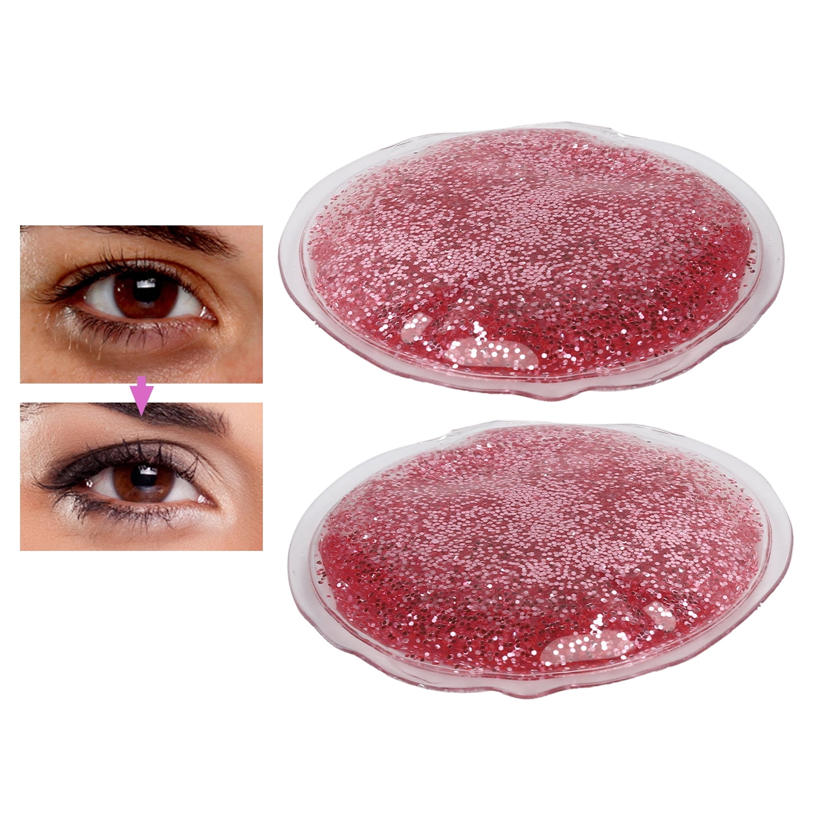 EZSPTO Eye Gel Ice Pack Hot Cold Compress Therapy Pain Fatigue Relif