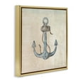 thumbnail image 4 of Stupell Industries Rustic Maritime Anchor Nautical & Beach Painting Gold Floater Framed Canvas Art Print Wall Art, 18 x 18, 4 of 10