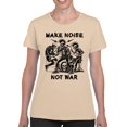 thumbnail image 2 of Skulls Rocking Punk Band Illustration Women's T-shirt, 2 of 3