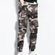 thumbnail image 4 of Pantalones largos para hombre con bolsillo y cordón, informales, juveniles, versátiles, deportivos, de gran tamaño., 4 of 4