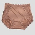 thumbnail image 4 of QNANSPI Womens Underwear Briefs, Underwear for Women, Womens Summer High Waisted Satin Lace Gentle Plus Size Hip Lifting Briefs Panties, 4 of 5
