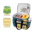 thumbnail image 2 of FORMRS Insulated Cooler Bag 24 Cans Capacity Soft Leakproof Lunch Box with Side Pockets, Yellow Glasses, 2 of 7