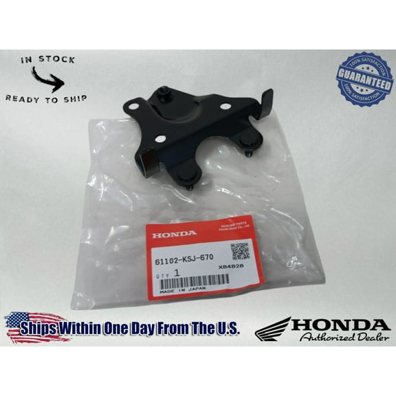 Honda Genuine OEM Authentic Front Fender Stay Bracket 61102-KSJ-670